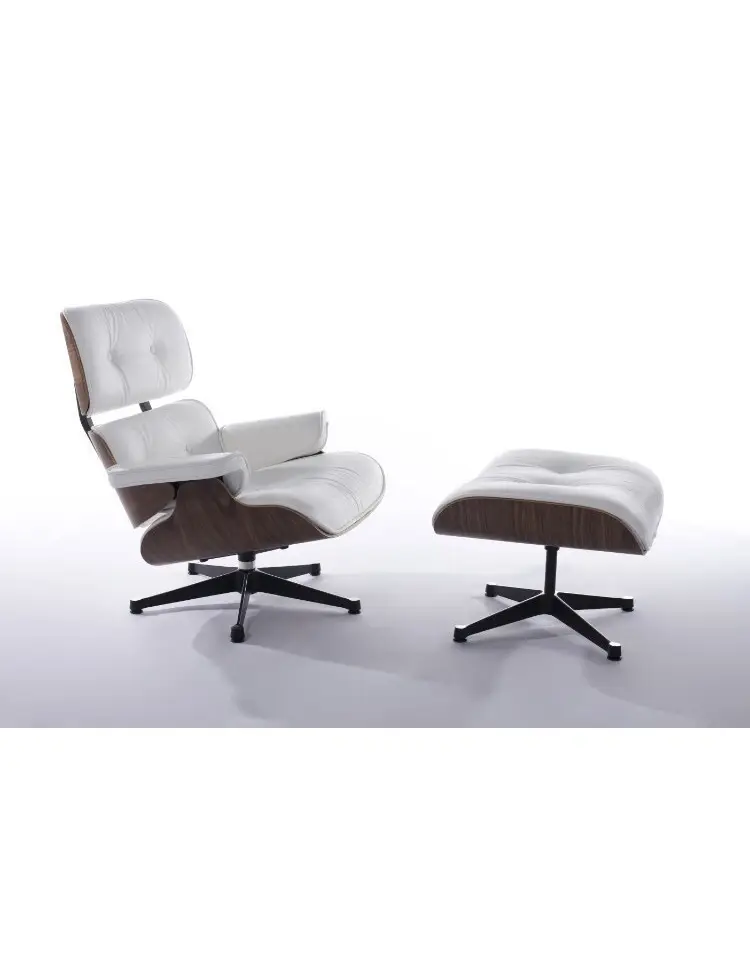 Кресло Eames Lounge с оттоманкой