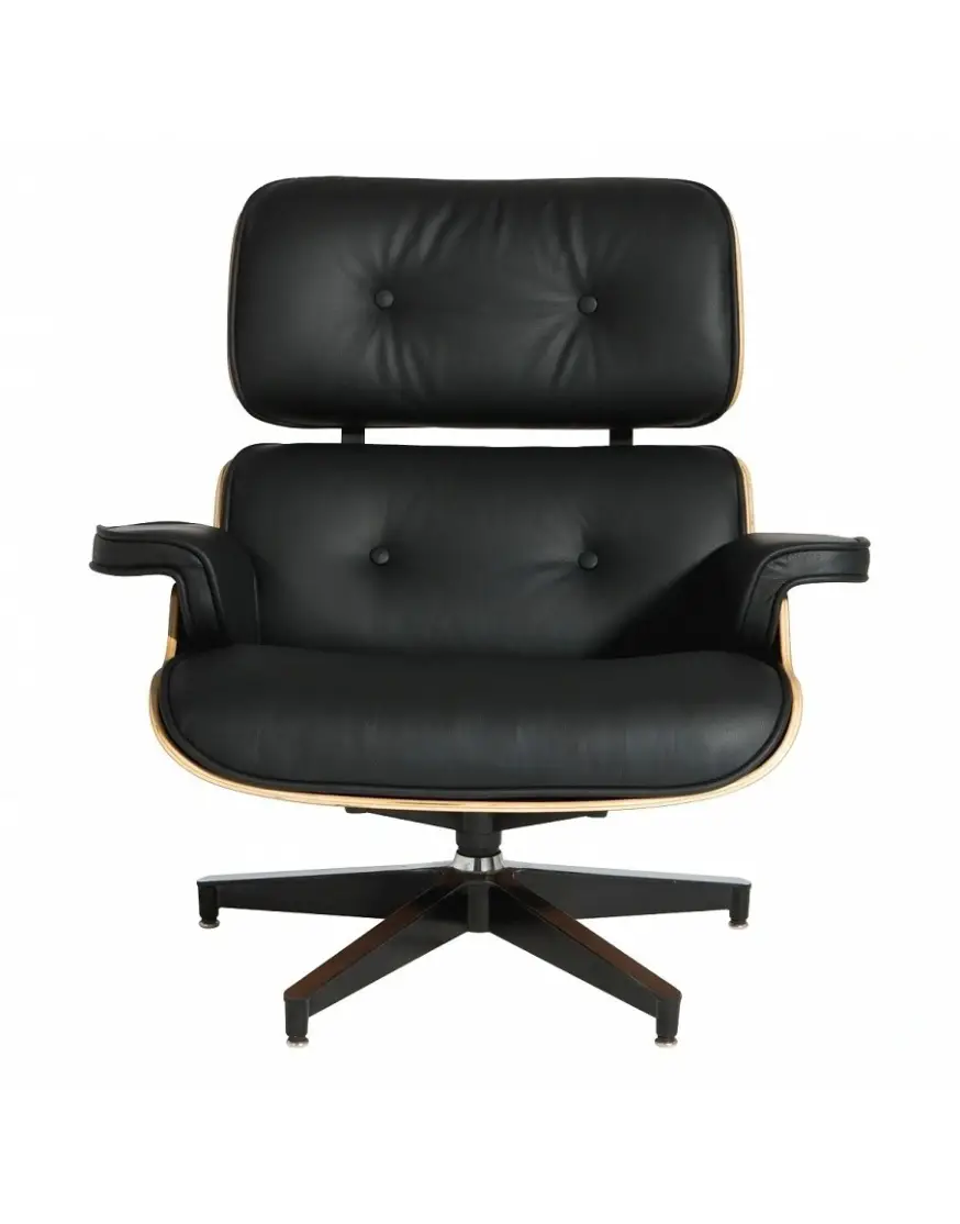 Кресло Eames Lounge с оттоманкой