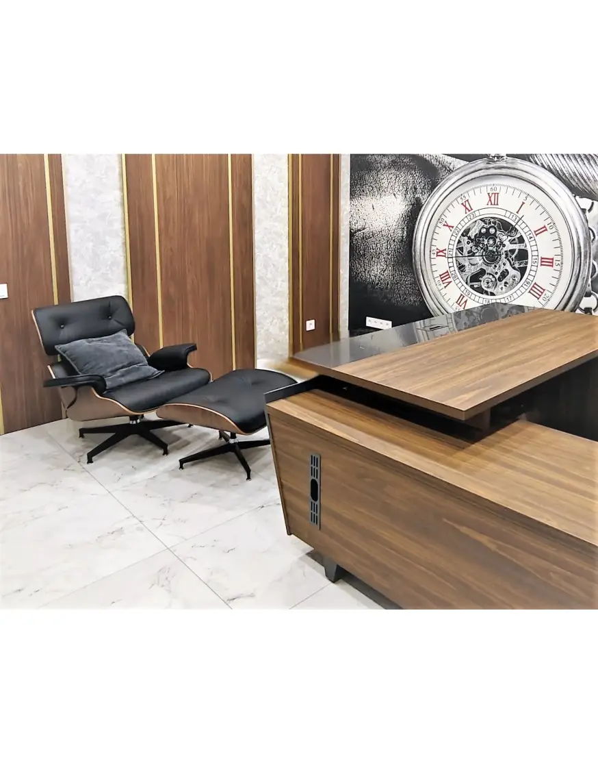 Кресло Eames Lounge с оттоманкой