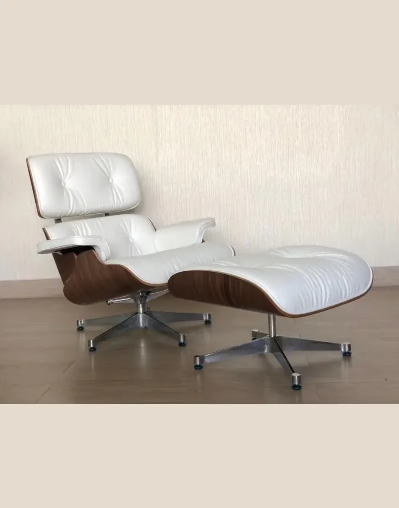 Кресло Eames Lounge с оттоманкой