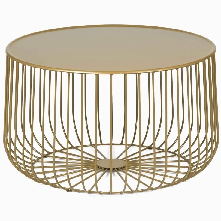 Кофейный столик Flat cage диаметр 65