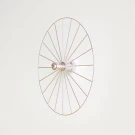 Бра Wheel 60 см хром + цоколь 5 см хром