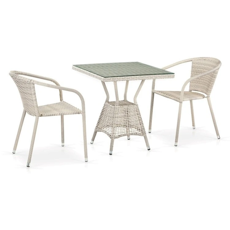 Комплект плетеной мебели T706/Y137C-W85 2Pcs Latte
