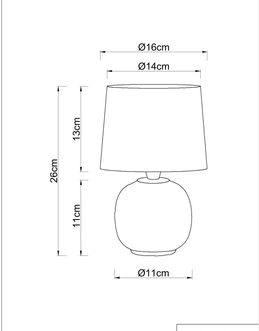 Настольная лампа Arte Lamp Merga A4001LT-1CC