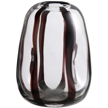Ваза Black strip vase