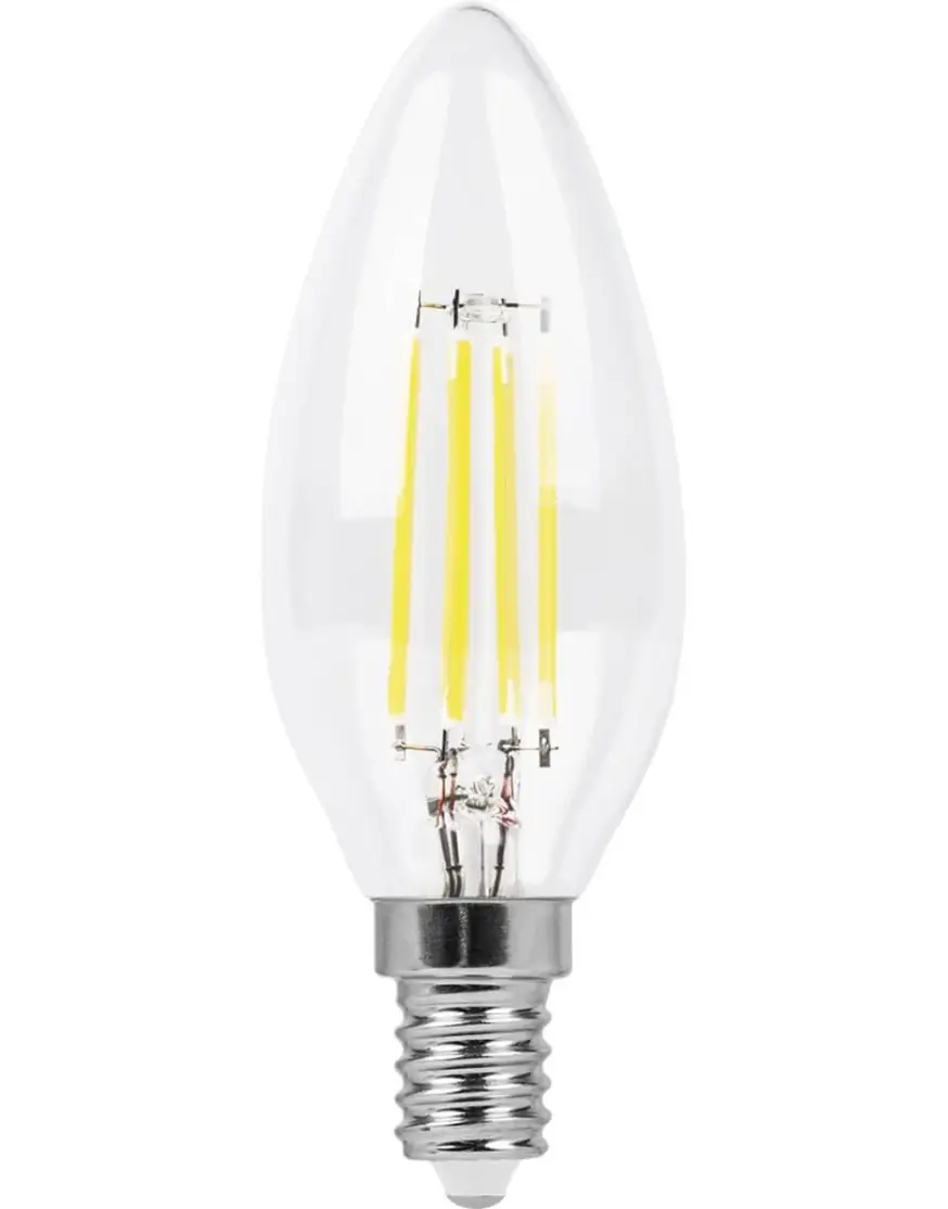 Лампа светодиодная филаментная Feron E27 9W 4000K Шар Прозрачная LB-63 25632
