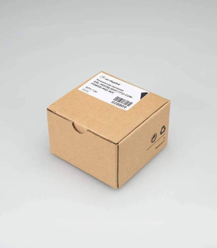 Коннектор питания Arlight ARL-Moonlight-1712-Con-Power-MID-WH 028809