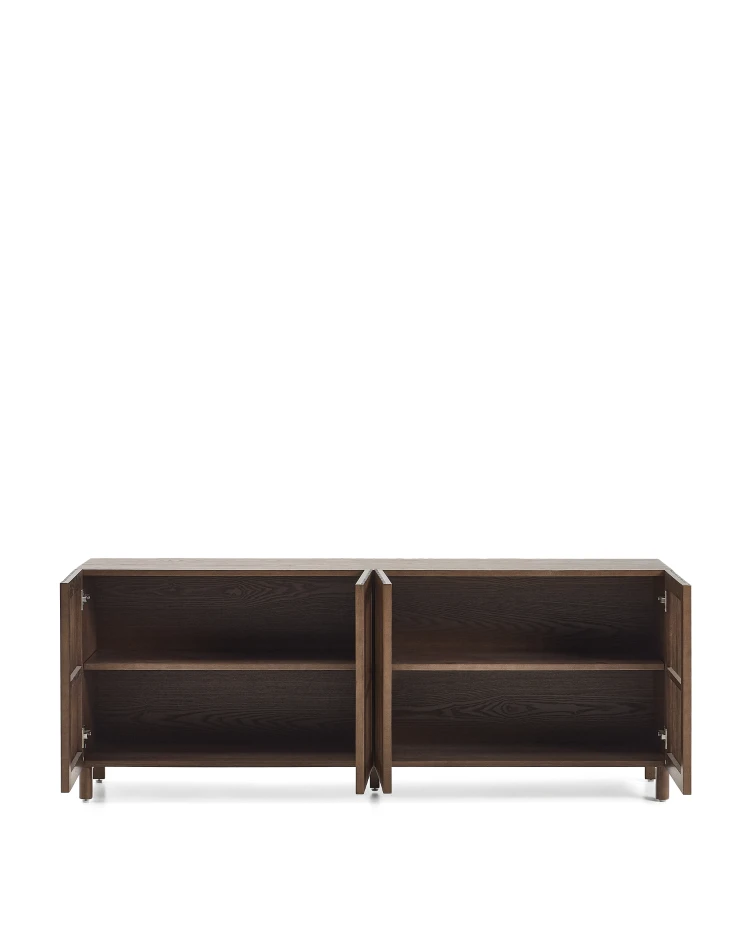 Сервант Beyla из ясеня с отделкой под орех