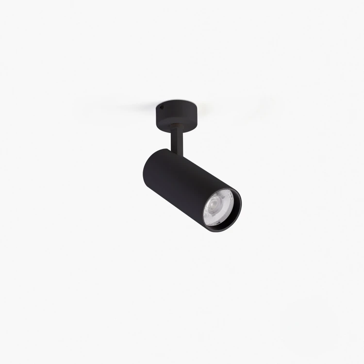 Потолочный светильник FOST SURFACE Ш64 7W черный 35° 3000K CRI90