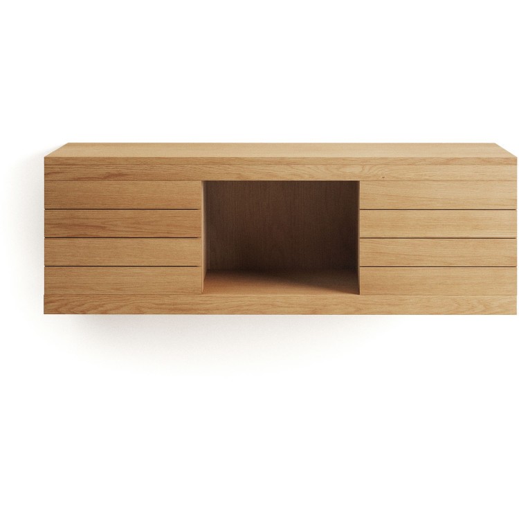 Kenta Мебель для ванной из массива тика с натуральной отделкой, 120 x 45 см