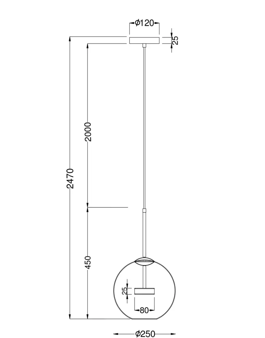Подвесной светодиодный светильник Maytoni Cometa MOD055PL-L12G3K