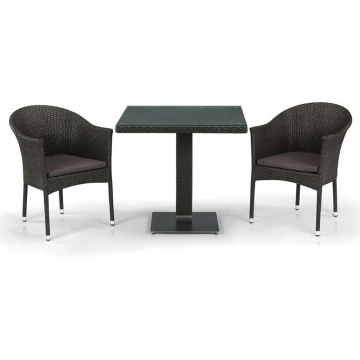 Комплект плетеной мебели T605SWT/Y350B-W53 Brown
