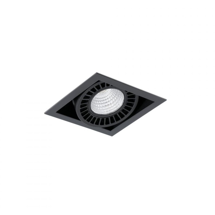 Встраиваемый светильник Colin-1 черный LED 18-25W 2700K 56º