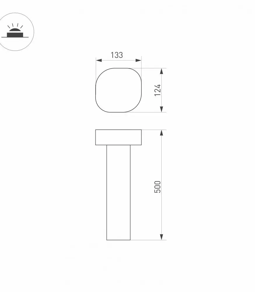 Садовый светильник Arlight Lgd-swamp-boll 029968