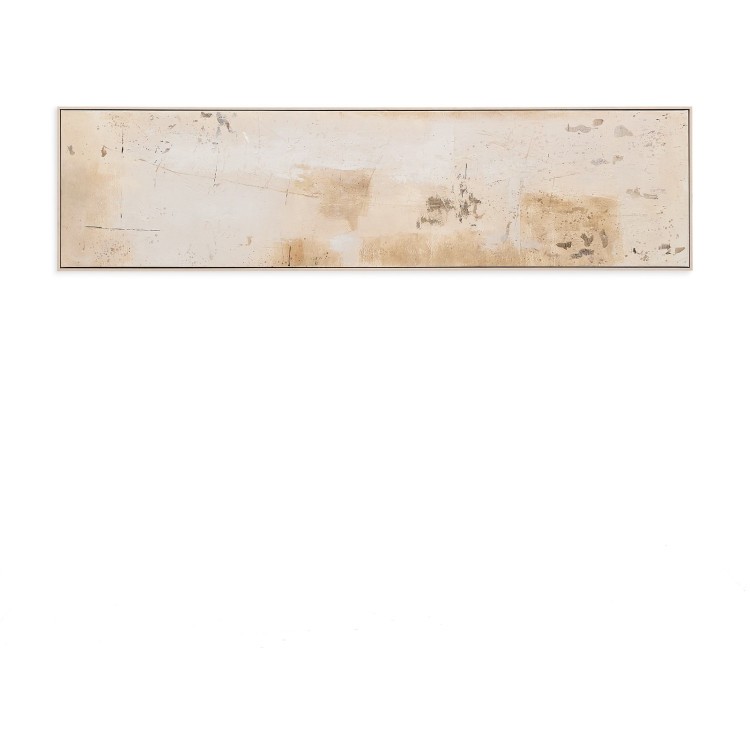 Silpa темно-бежевая абстрактная картина, 182 x 47 см