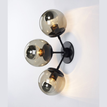 Бра Modo Sconce 3 Globes Black