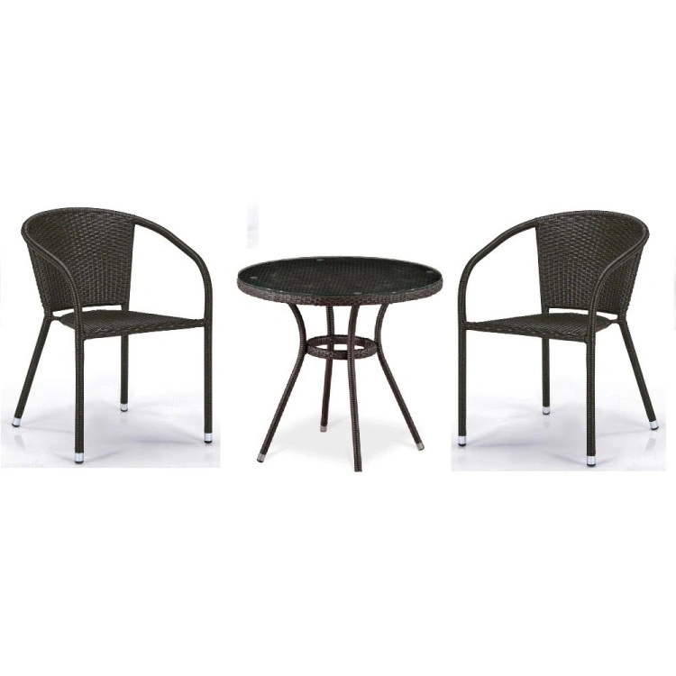Комплект плетеной мебели T282ANT/Y137C-W53 Brown (2+1)