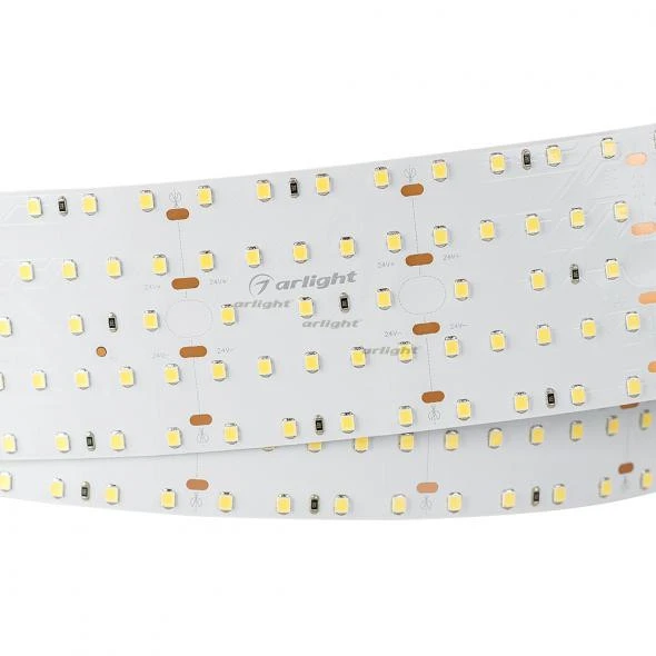 Светодиодная лента Arlight S2-2500 24V Warm 2700K 59mm (2835, 420 LED/m, LUX) 023407
