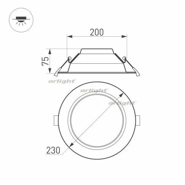 Светильник Downlight Arlight Cyclone 022522(1)