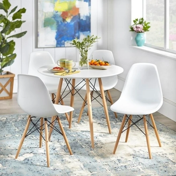 Стол обеденный Eames DSW T017 - D80 H72
