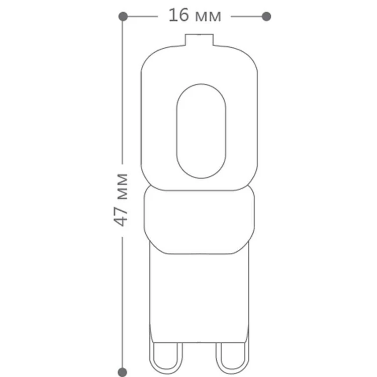 Лампа светодиодная Feron G9 5W 2700K Прямосторонняя Матовая LB-432 25769