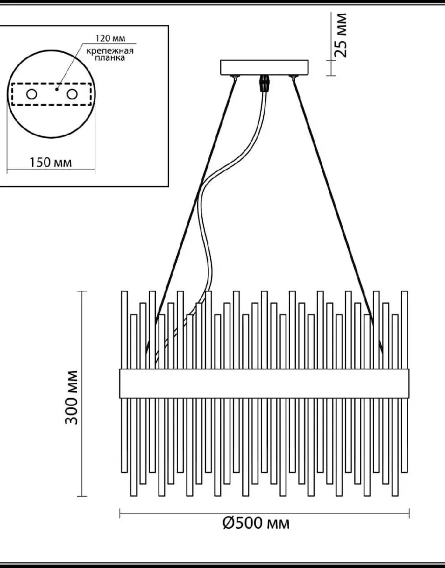 Подвесная люстра Odeon Light Focco 4722/12 - 