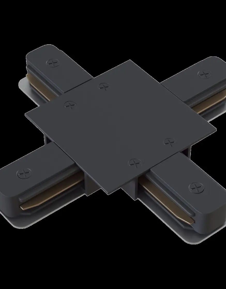 Коннектор X-образный Maytoni Accessories for tracks TRA002CX-11B
