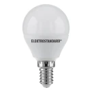 Лампа светодиодная Elektrostandard E14 7W 6500K шар матовый 4690389041556