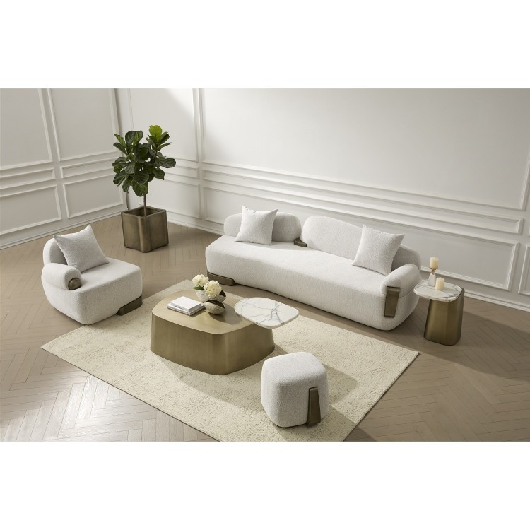 Пуф White Stone CE 2055