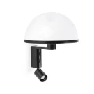Настенный светильник DOME черный 1xE27 3W 2700K Настенный светильник DOME черный 1xE27 3W 2700K