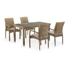 Комплект плетеной мебели T256B/Y379B-W65 Light Brown (4+1) Комплект плетеной мебели T256B/Y379B-W65 Light Brown (4+1)