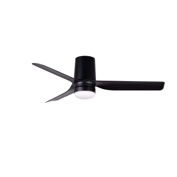 Потолочный вентилятор MINI PUNT TUB S LED Ш900mm черный 3 PAL черный 10W CCT