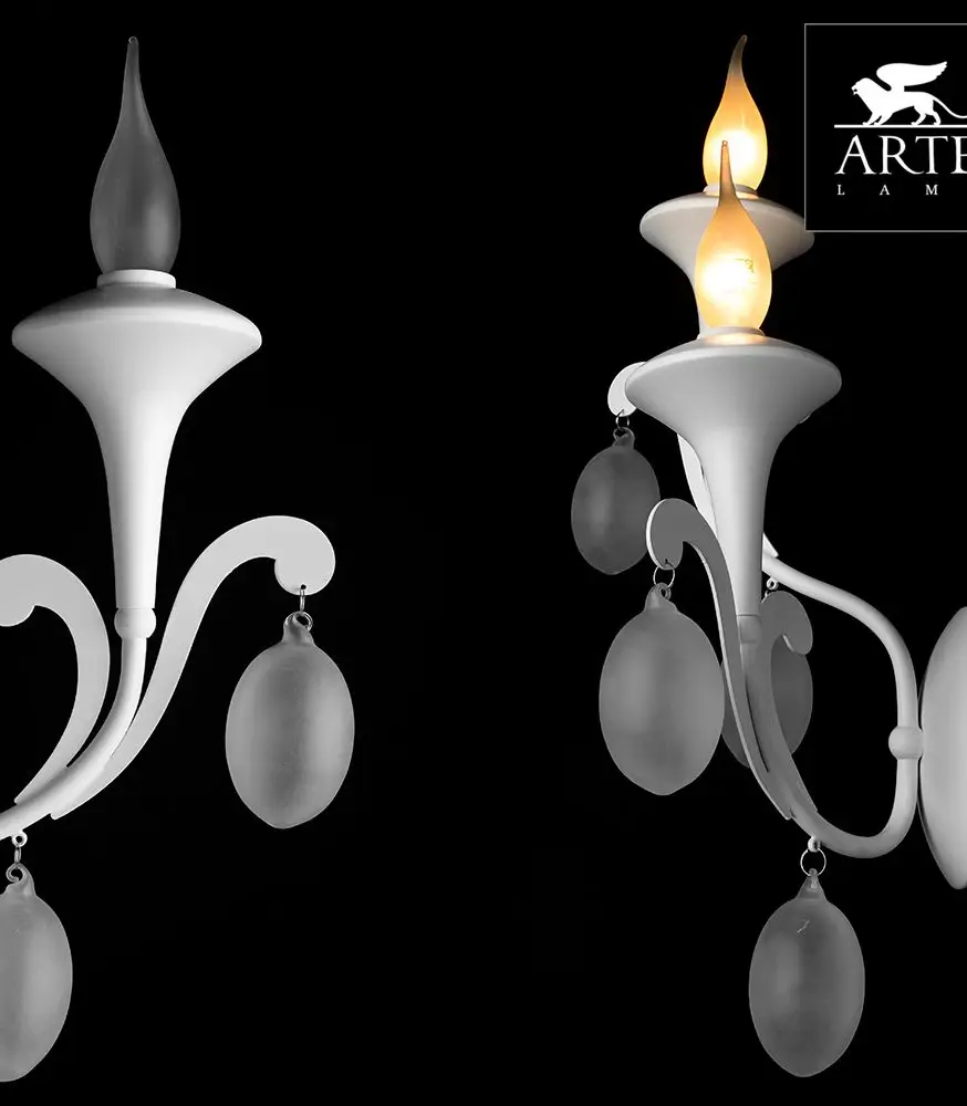 Бра Arte Lamp Montmartre A3239AP-2WH