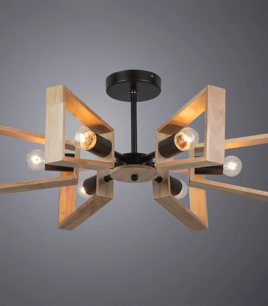 Люстра на штанге Arte Lamp Brussels A8030PL-6BK