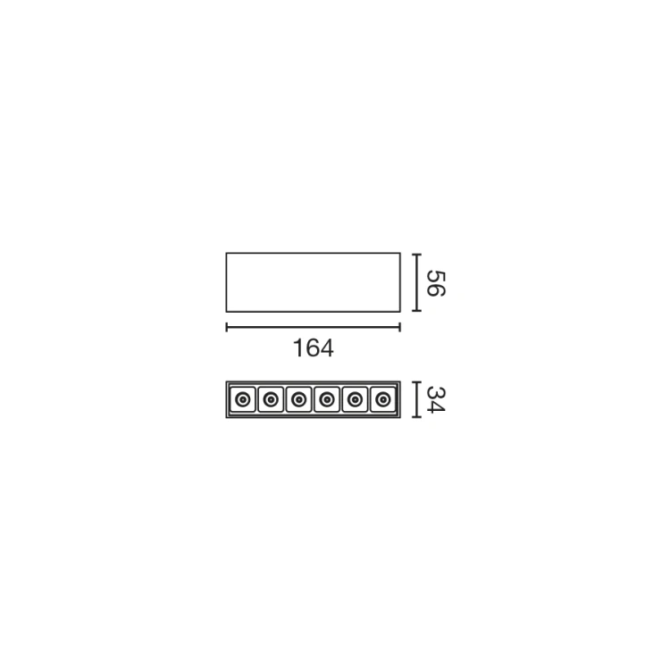 Светильник Neso Point 6 3000K 34° белый CASAMBI
