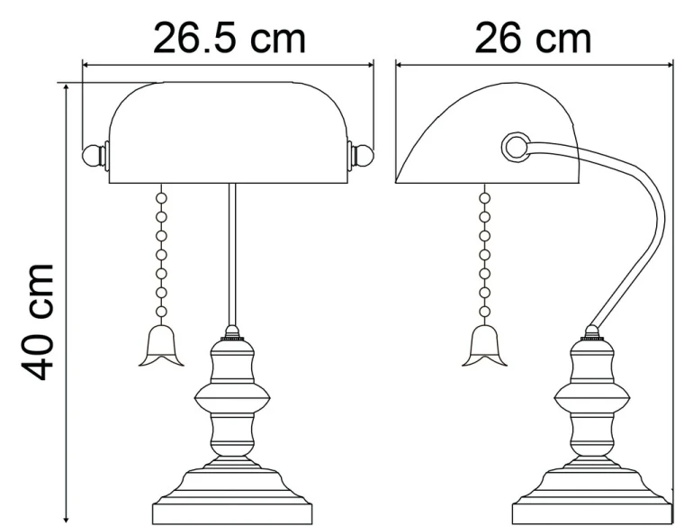 Настольная лампа Arte Lamp Banker A2493LT-1AB