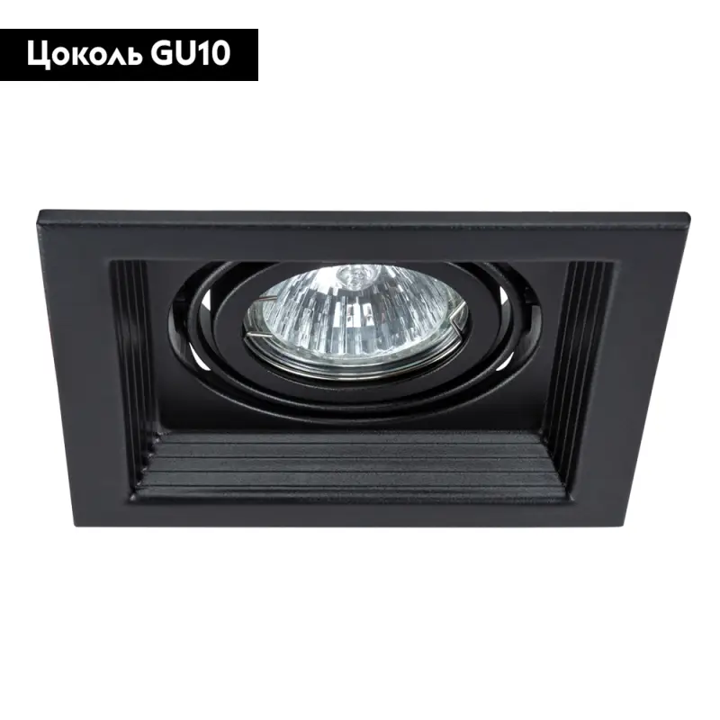 Встраиваемый светильник Arte Lamp Canis A6661PL-1BK