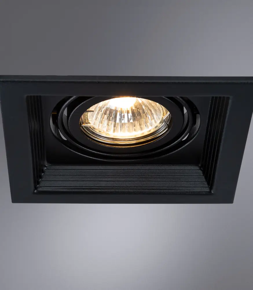 Встраиваемый светильник Arte Lamp Canis A6661PL-1BK