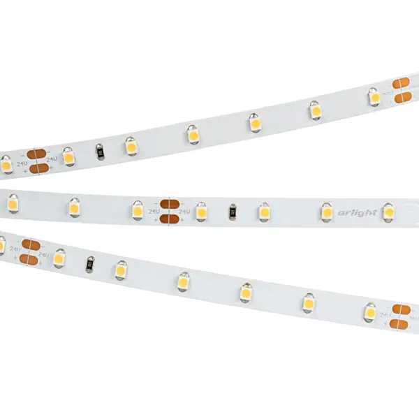 Светодиодная лента Arlight 4,8W/m 60LED/m 2835 3000K 5M 027935(2)