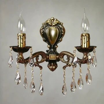 Бра MANTRA Leon Ambiente 2L 2128/2 PB Tear Drop