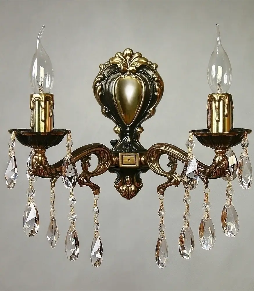 Бра MANTRA Leon Ambiente 2L 2128/2 PB Tear Drop