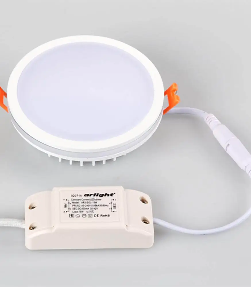 Влагозащищенный светильник Arlight LTD-115SOL-15W Day White 020709