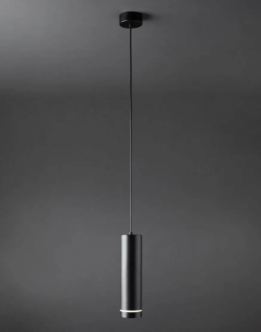 Подвесной светодиодный светильник Elektrostandard DLR023 12W 4200K черный матовый 4690389119729