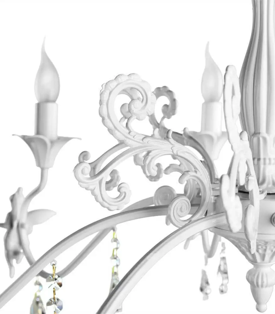 Подвесная люстра Arte Lamp Angelina A5349LM-8WH