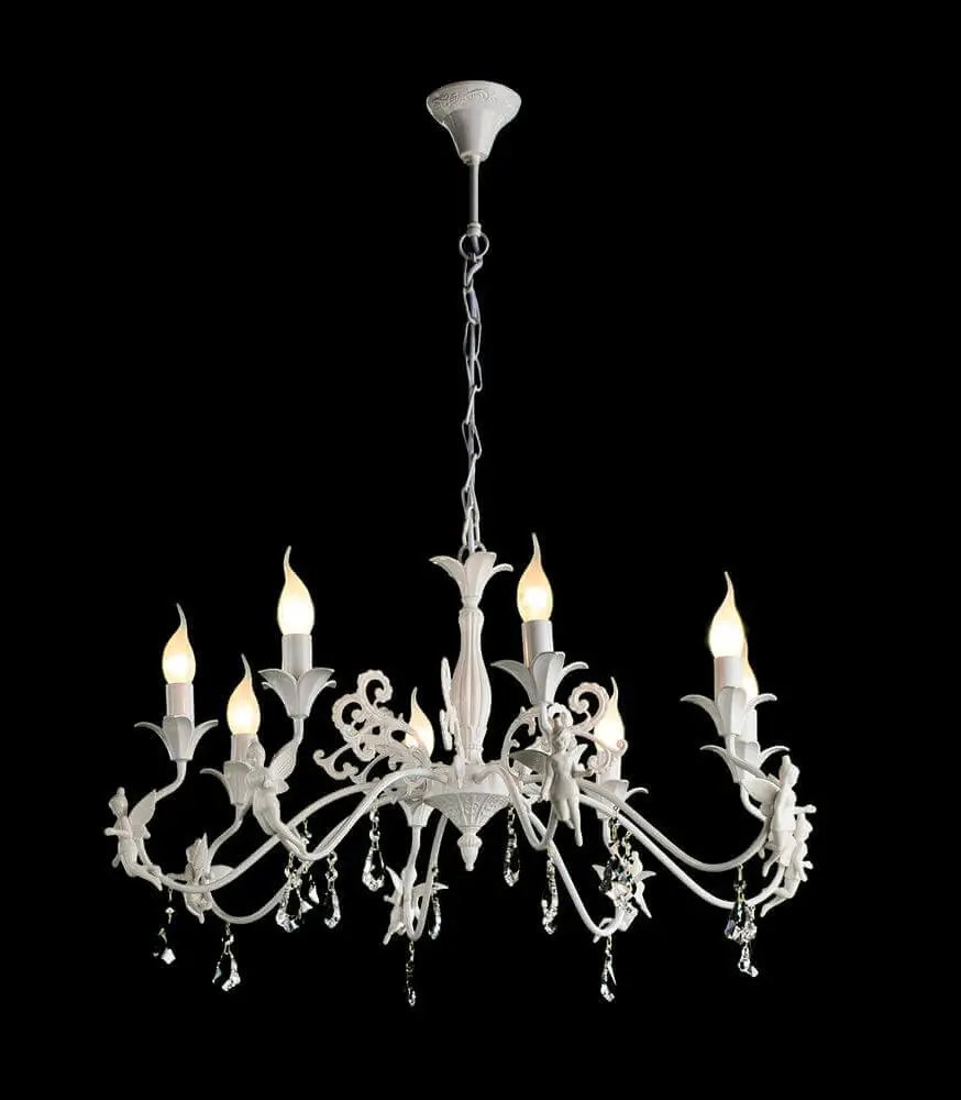 Подвесная люстра Arte Lamp Angelina A5349LM-8WH
