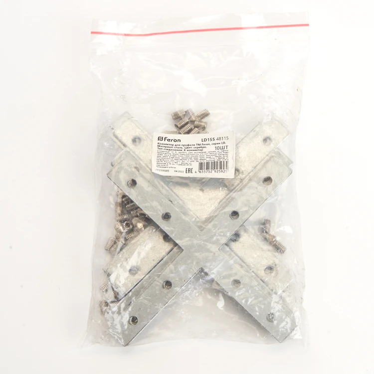 Соединитель X для профилей CAB Feron LD155 48115