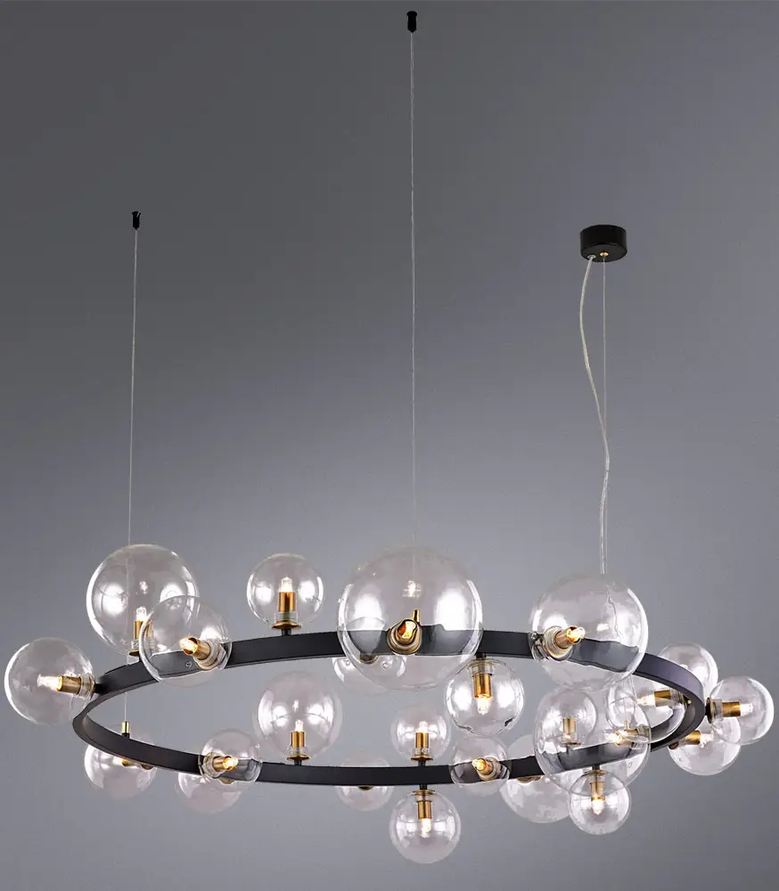 Подвесная люстра Arte Lamp Vincent A7790SP-24BK