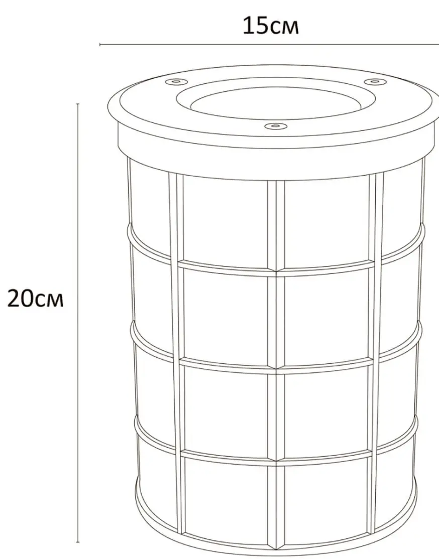 Уличный светильник Arte Lamp Piazza A6014IN-1SS
