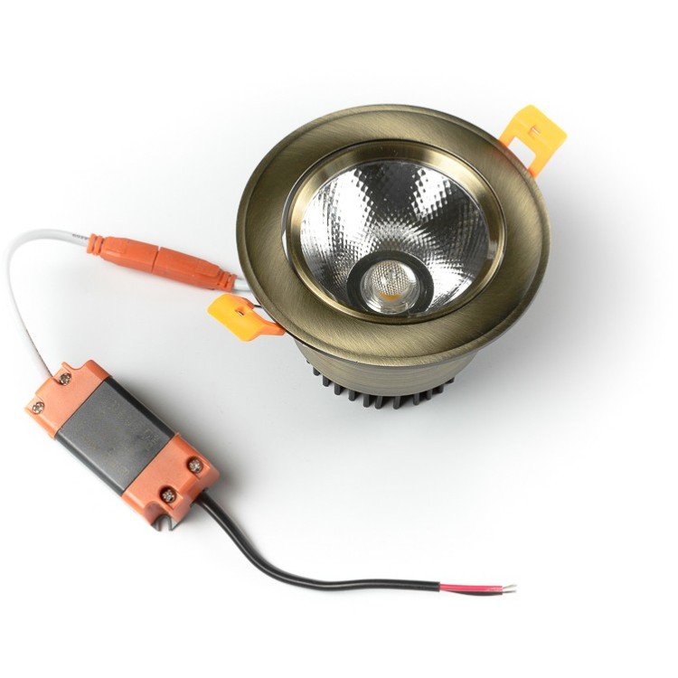 Светильник точечный L8809COB-10W-Bronze