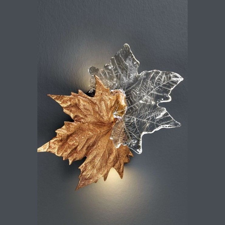 Бра Folio Leaves Couple Copper